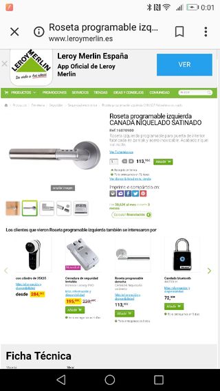 Cerradura anti bumping leroy merlin